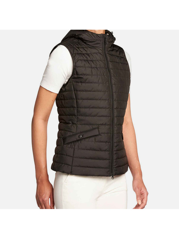 Geox Čierna dámska vesta Geox Ascythia