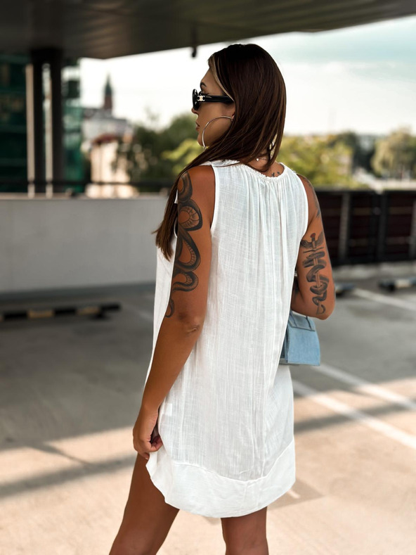 Edoti Dámske mini šaty DLR106 - ružové OTHER