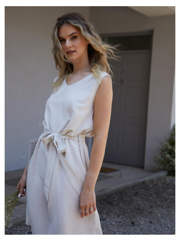 Edoti Dámske mini šaty DLR106 - ružové OTHER