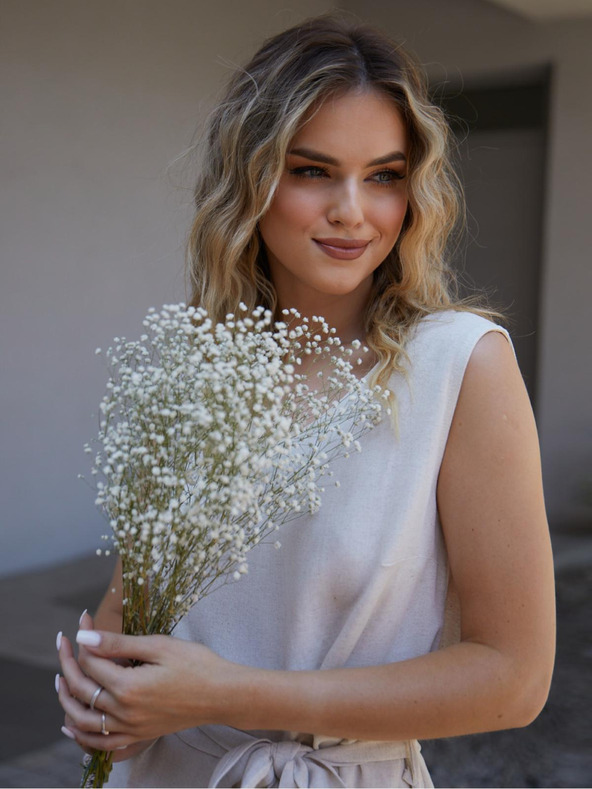 Edoti Dámske mini šaty DLR106 - ružové OTHER