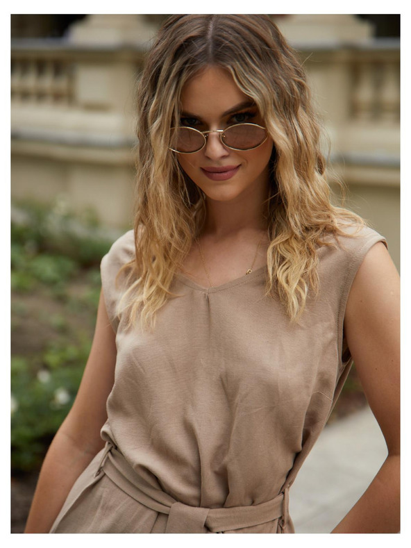 Edoti Dámske mini šaty DLR106 - ružové OTHER