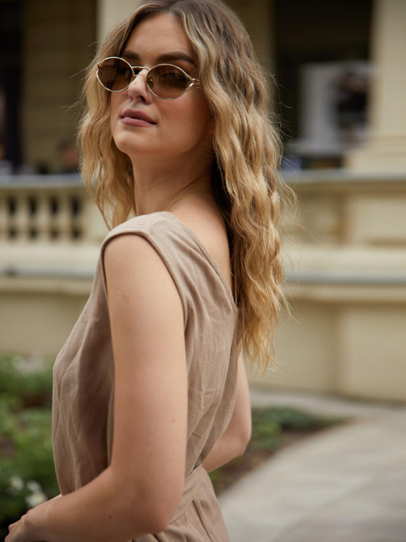 Edoti Dámske mini šaty DLR106 - ružové OTHER