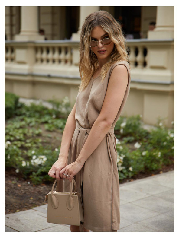 Edoti Dámske mini šaty DLR106 - ružové OTHER