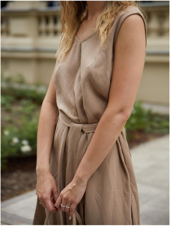 Edoti Dámske mini šaty DLR106 - ružové OTHER