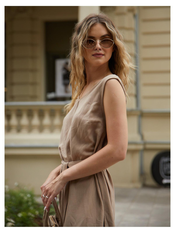 Edoti Dámske mini šaty DLR106 - ružové OTHER