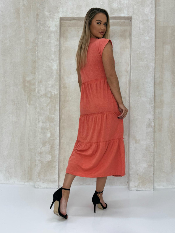 Edoti Dámske mini šaty DLR106 - ružové OTHER