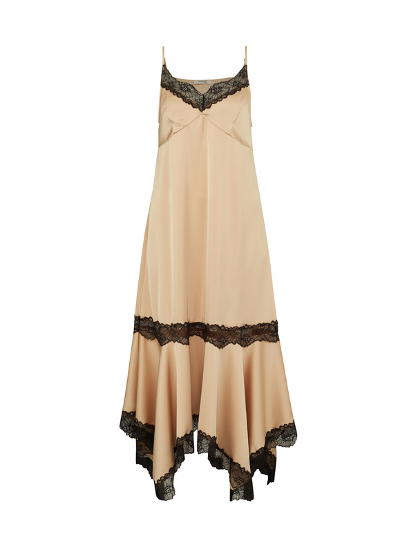 Orsay Svetlo hnedé dámske midi šaty ORSAY