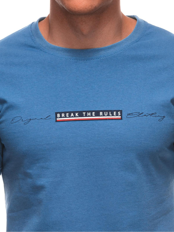 Edoti Pánske tričko s potlačou S2033 - biele OTHER