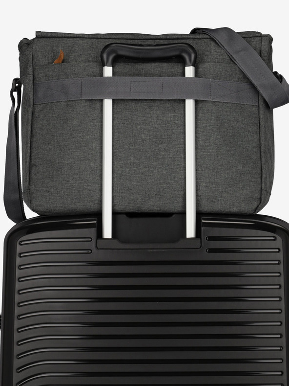 Travelite Basics messenger bag ME - tmavě šedá Obal na telefón
