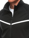 Edoti Pánska mikina na zips B1708 - čierna OTHER