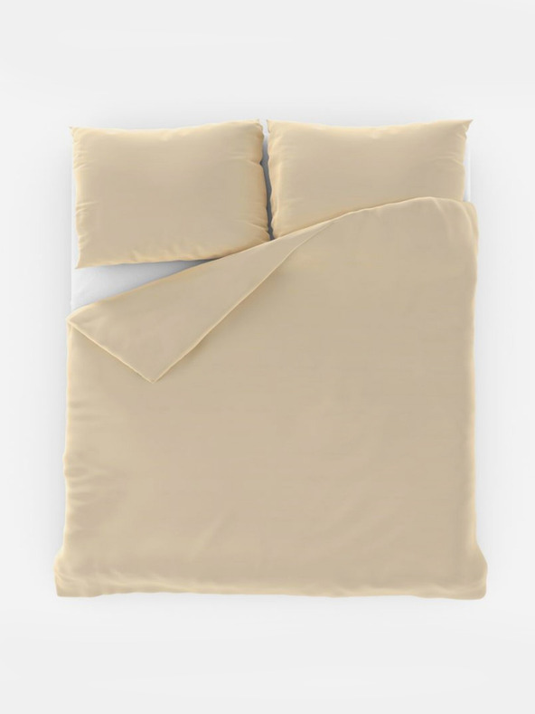 Kvalitex Francúzska jednofarebná bavlnená posteľná bielizeň 240x200, 70x90cm sivobiela