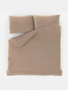 Kvalitex Francúzska bavlnená posteľná bielizeň jednofarebná, 220x200, 70x90cm béžová