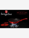Berlingerhaus Panvica s mramorovým povrchom 30 cm Burgundy Metallic Line BERLINGERHAUS