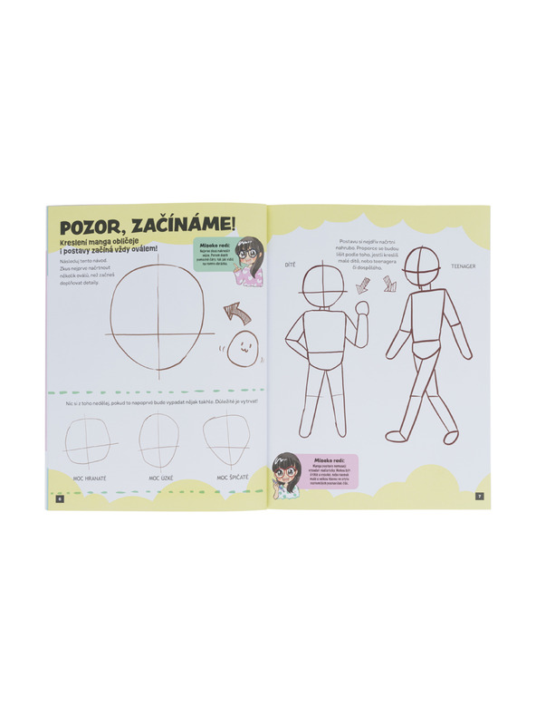 BAAGL  Ako kresliť KAWAII MANGA: POSTAVY – Krok za krokom s MISAKO