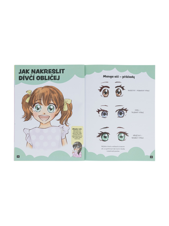 BAAGL  Ako kresliť KAWAII MANGA: POSTAVY – Krok za krokom s MISAKO