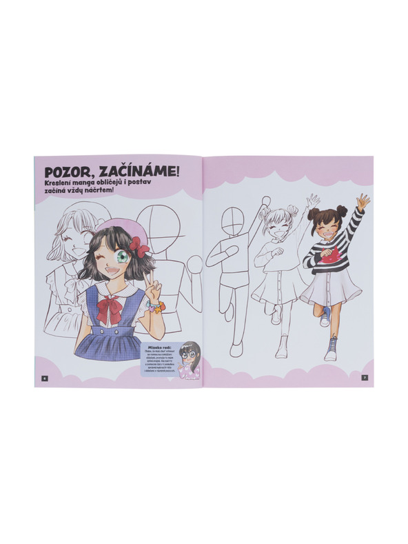 BAAGL  Ako kresliť KAWAII MANGA: MÓDA – Krok za krokom s MISAKO
