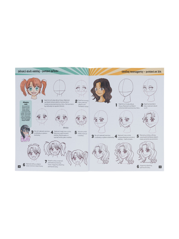 BAAGL  Ako kresliť KAWAII MANGA: MÓDA – Krok za krokom s MISAKO