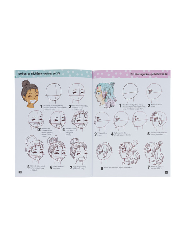 BAAGL  Ako kresliť KAWAII MANGA: MÓDA – Krok za krokom s MISAKO