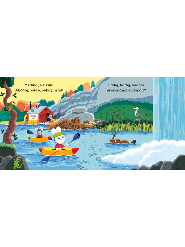 BAAGL  MEDVEDÍK ŠIKOVNÝ TÁBORNÍKOM – Obrázky s pohyblivými prvkami