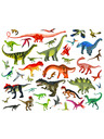 BAAGL  Čítaj a nalepuj – MEDZI DINOSAURAMI, kniha so samolepkami