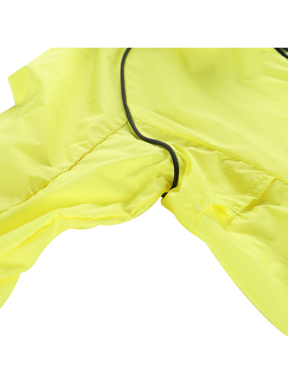 ALPINE PRO Detská ultrafľahká bunda s úpravou dwr ALPINE PRO SPINO 2 neon yellow