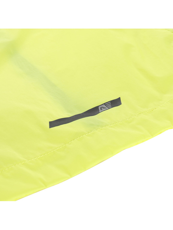 ALPINE PRO Detská ultrafľahká bunda s úpravou dwr ALPINE PRO SPINO 2 neon yellow