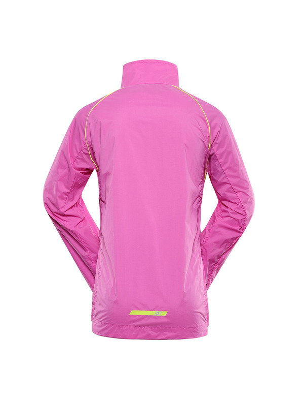 ALPINE PRO Detská ultrafľahká bunda s úpravou dwr ALPINE PRO SPINO 2 neon pink