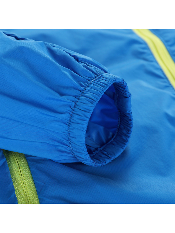 ALPINE PRO Detská ultľahká bunda s úpravou dwr ALPINE PRO SPINO 2 elektrická modrá limonáda