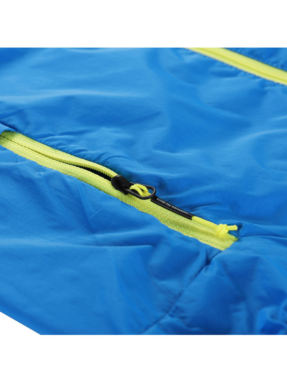 ALPINE PRO Detská ultľahká bunda s úpravou dwr ALPINE PRO SPINO 2 elektrická modrá limonáda