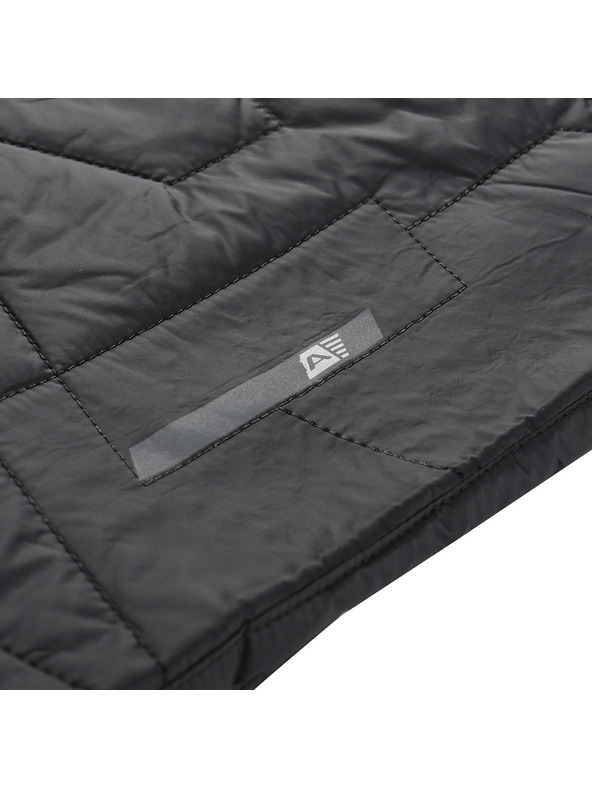 ALPINE PRO Detská ultľahká vesta s impregnáciou ALPINE PRO BERFO čierna