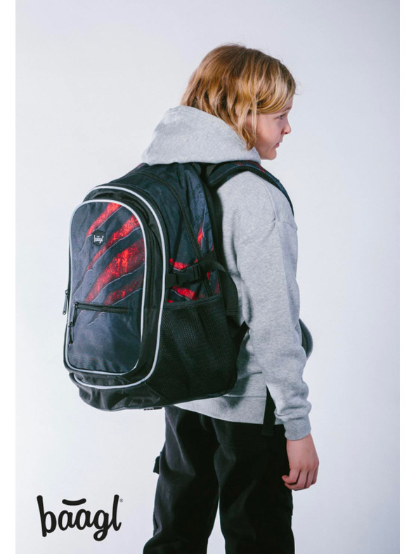 BAAGL  BAAGL Školský batoh Core Láva