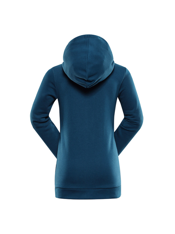 ALPINE PRO Detská bavlnená mikina s kapucou ALPINE PRO LOKKO marocká