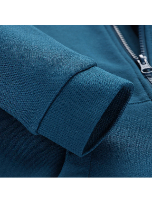 ALPINE PRO Detská bavlnená mikina s kapucou ALPINE PRO LOKKO marocká