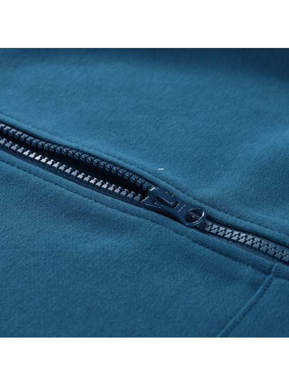 ALPINE PRO Detská bavlnená mikina s kapucou ALPINE PRO LOKKO marocká