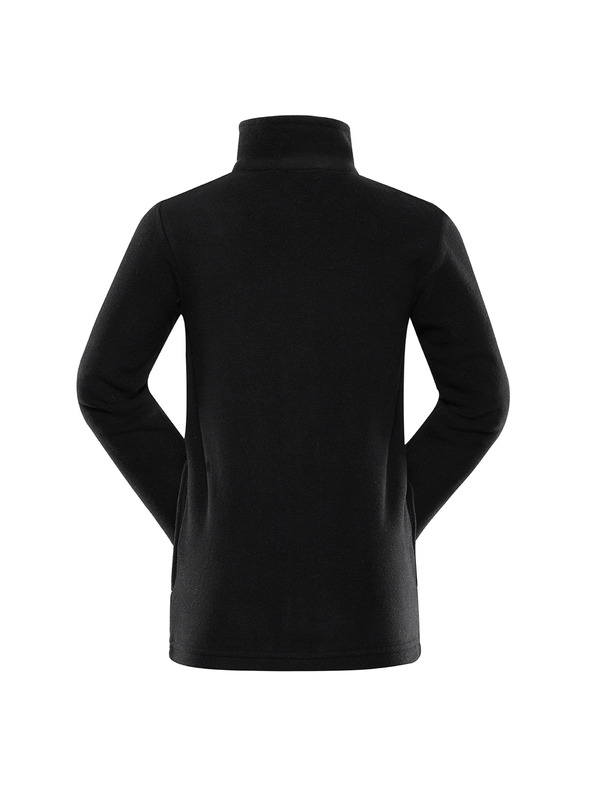 ALPINE PRO Detská fleecová mikina ALPINE PRO SIUSO 2 čierna