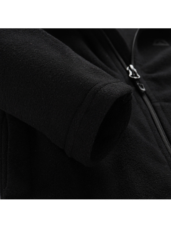 ALPINE PRO Detská fleecová mikina ALPINE PRO SIUSO 2 čierna