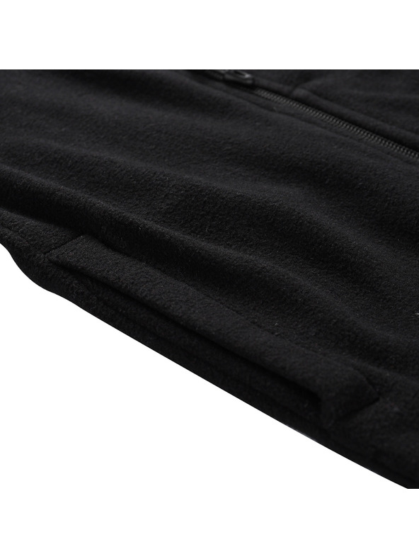 ALPINE PRO Detská fleecová mikina ALPINE PRO SIUSO 2 čierna