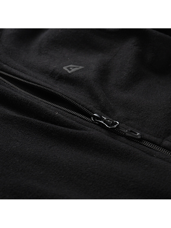 ALPINE PRO Detská fleecová mikina ALPINE PRO SIUSO 2 čierna