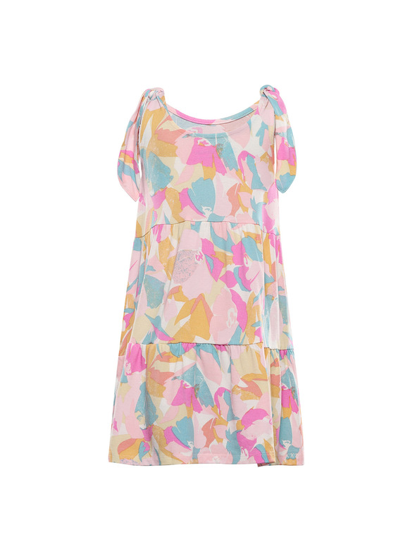 ALPINE PRO Detské letné šaty ALPINE PRO ARENO krémová varianta pa