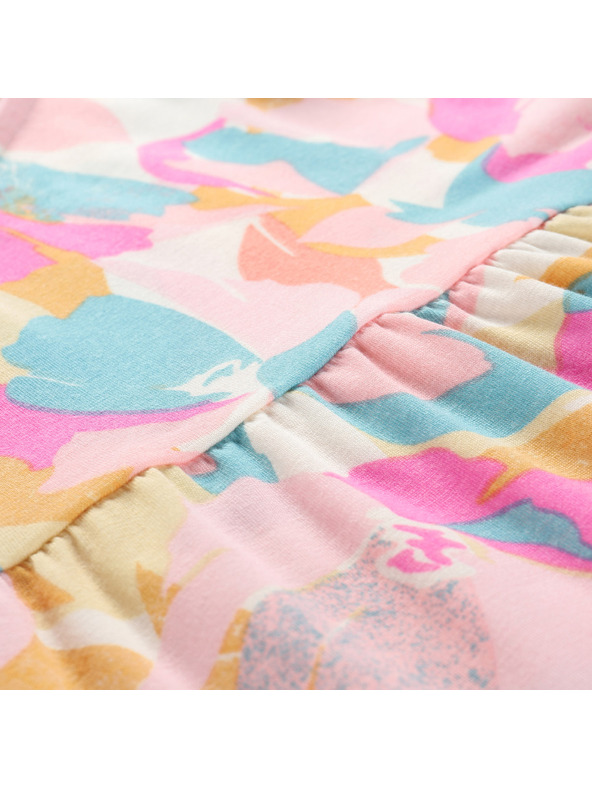 ALPINE PRO Detské letné šaty ALPINE PRO ARENO krémová varianta pa