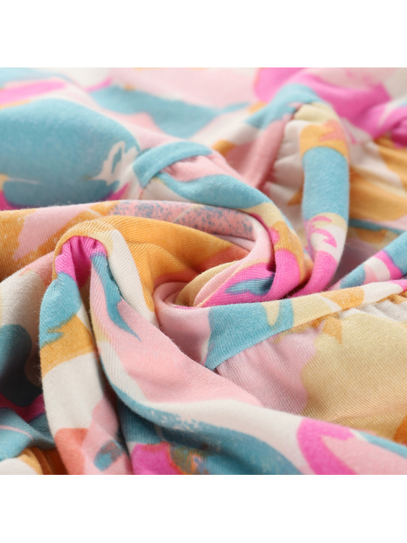 ALPINE PRO Detské letné šaty ALPINE PRO ARENO krémová varianta pa