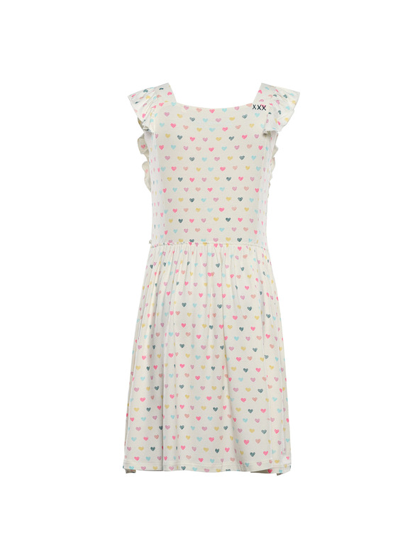 ALPINE PRO Detské letné šaty ALPINE PRO EDANO krémová varianta pc