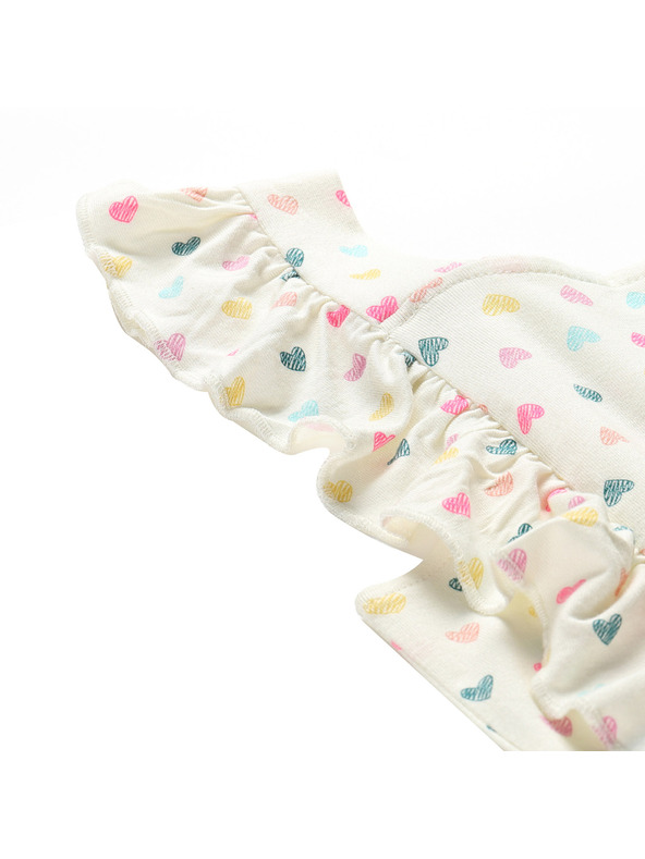 ALPINE PRO Detské letné šaty ALPINE PRO EDANO krémová varianta pc