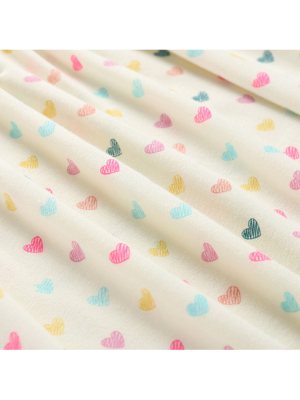 ALPINE PRO Detské letné šaty ALPINE PRO EDANO krémová varianta pc