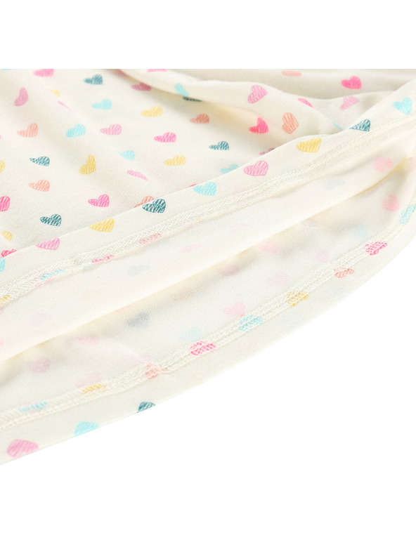 ALPINE PRO Detské letné šaty ALPINE PRO EDANO krémová varianta pc