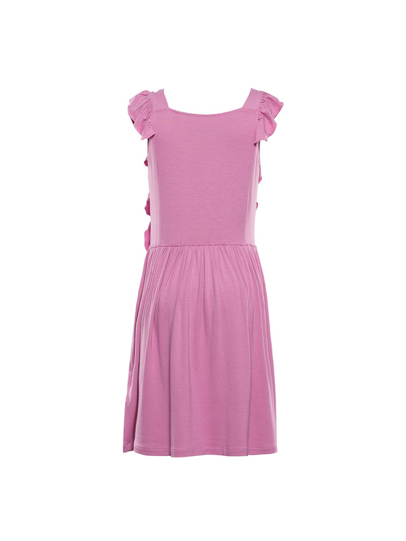 ALPINE PRO Detské letné šaty ALPINE PRO EDANO cyklamenové