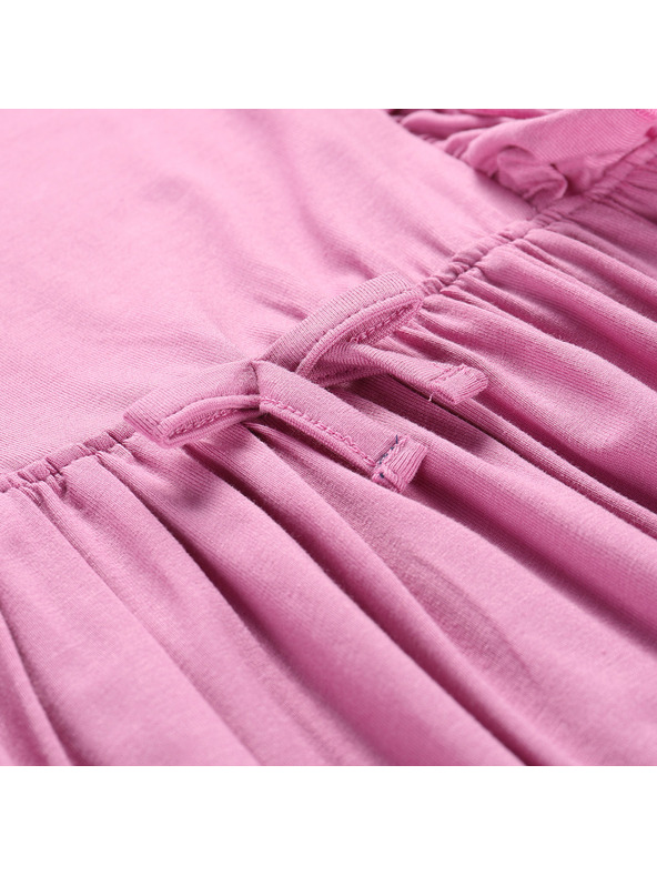 ALPINE PRO Detské letné šaty ALPINE PRO EDANO cyklamenové