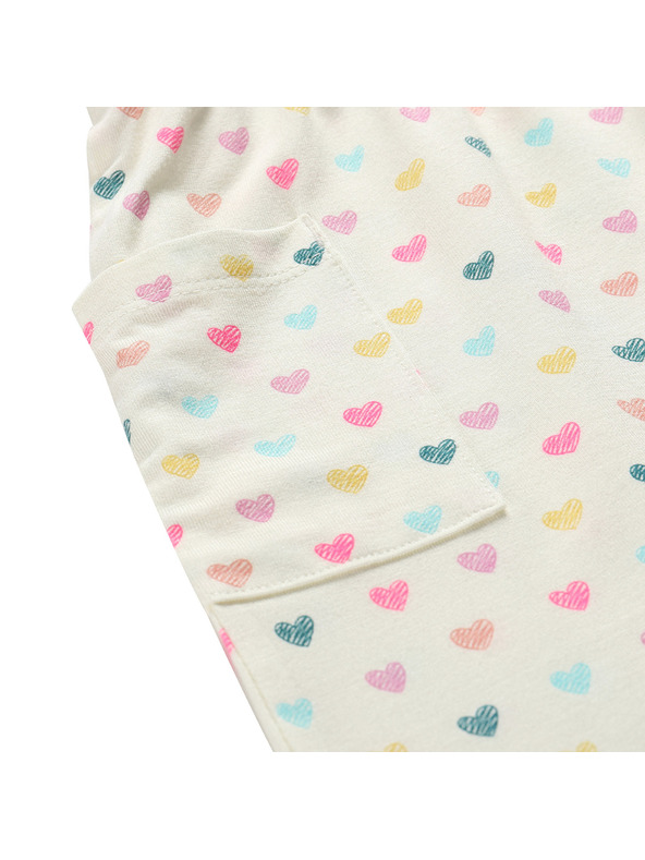 ALPINE PRO Detská letná sukňa ALPINE PRO REWO krémová varianta pc