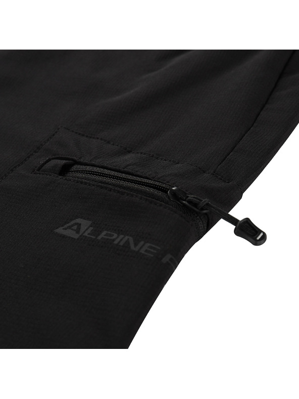 ALPINE PRO Pánske softshellové nohavice s cool dry ALPINE PRO CORB black