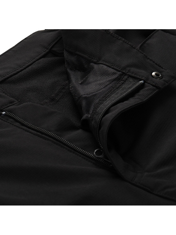 ALPINE PRO Pánske softshellové nohavice s cool dry ALPINE PRO CORB black